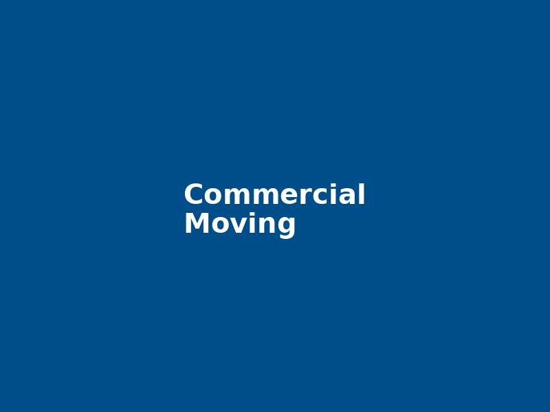 Commercial Office Relocation